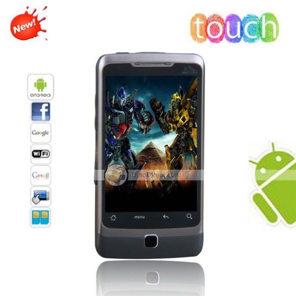 Pengda A5000 3,5 polegadas WIFI GPS Quad Band Dual Card Andr